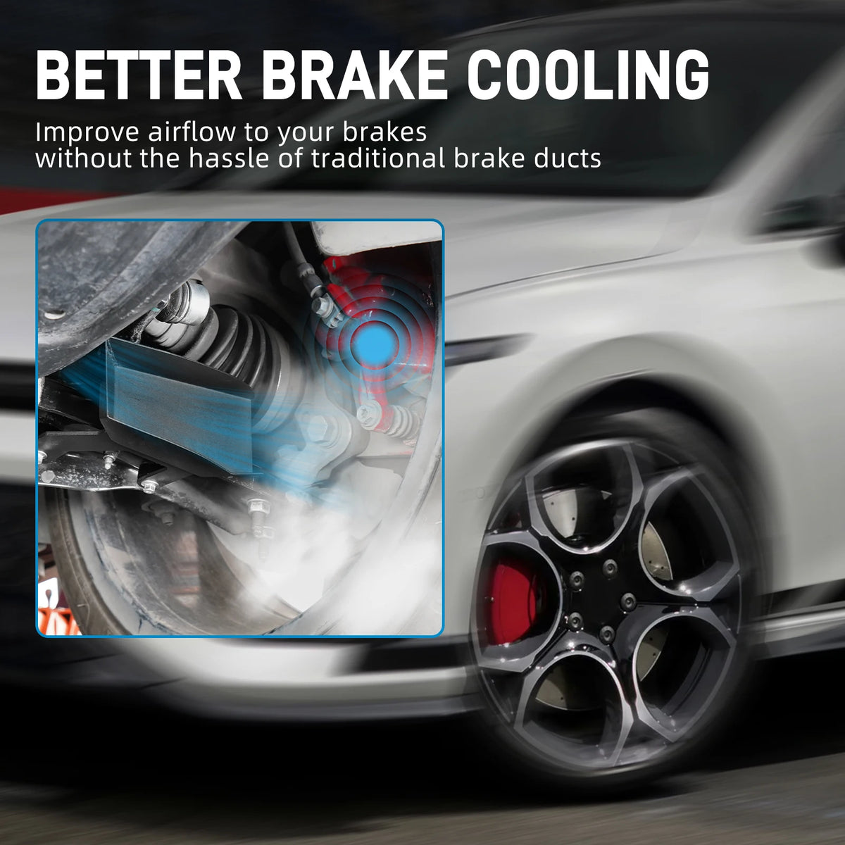 Rennvorn Brake Cooling Deflector Kit – VW Golf MK7 GTI/R
