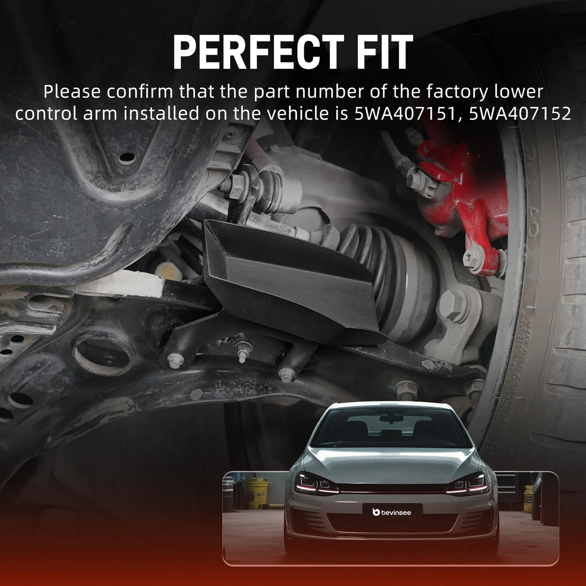 Rennvorn Brake Cooling Deflector Kit – VW Golf MK7 GTI/R