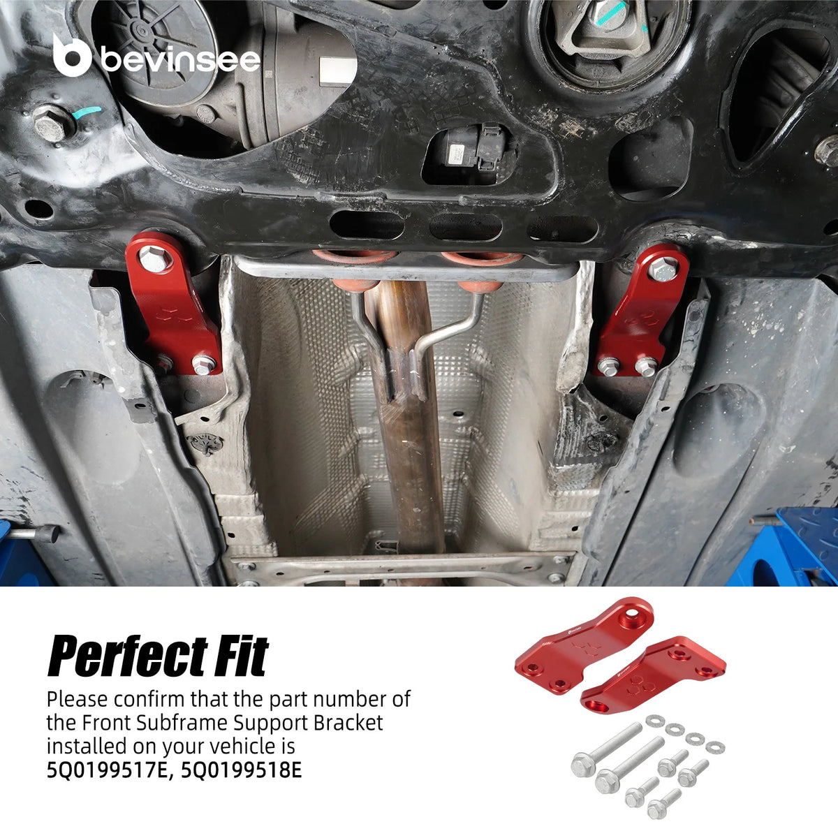 Rennvorn Front Subframe Brace – MQB VAG